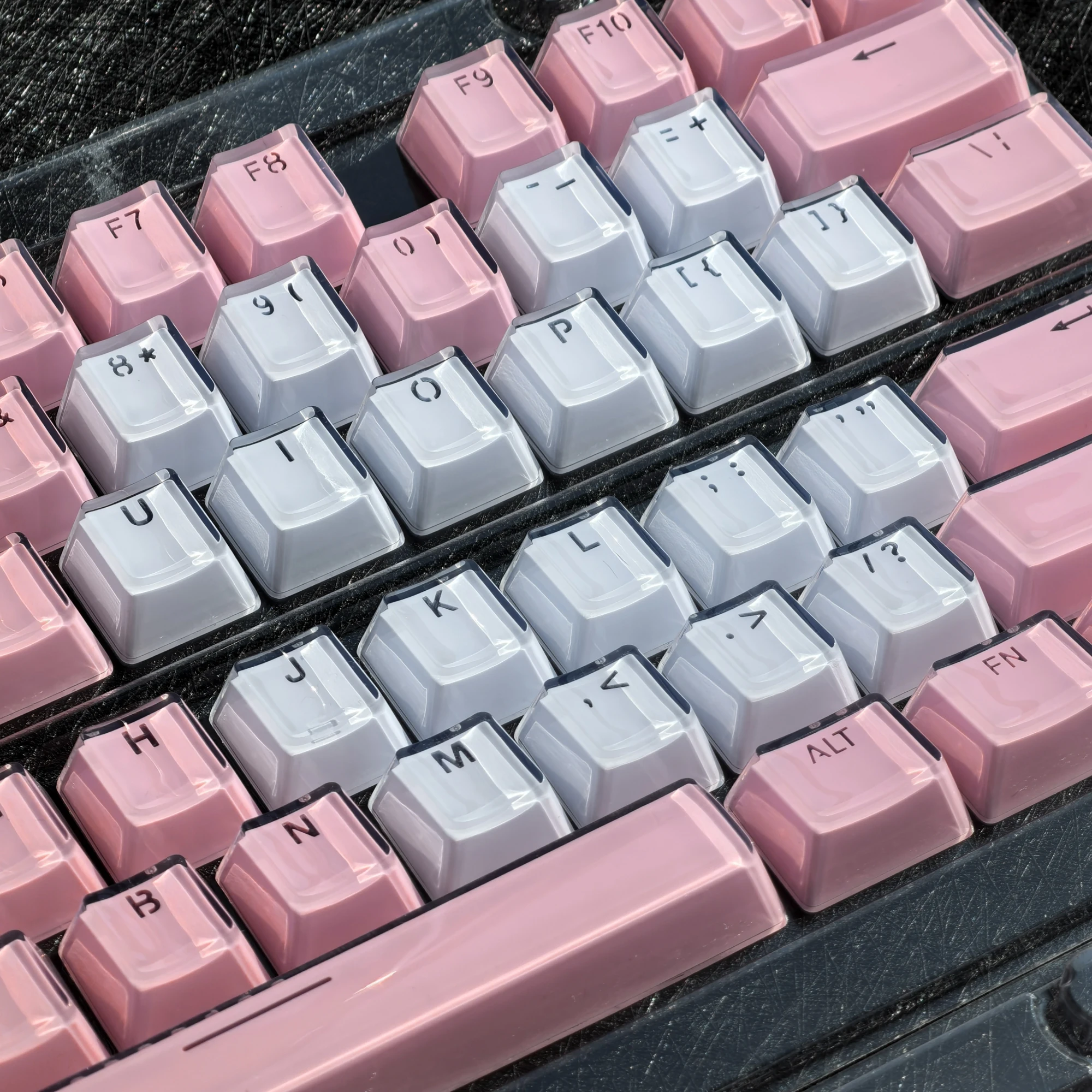 Клавишные колпачки MAIMOOO Square Crystal Heart, профиль OEM, полупрозрачные, розово-белые, с эффектом желе, для DIY механических клавиатур, 104/123 клавиши
Клавишные колпачки MAIMOOO Square Crystal Heart, профиль OEM, полупрозрачные, розово-белые, с эффектом желе, для DIY механических клавиатур, 104/123 клавиши