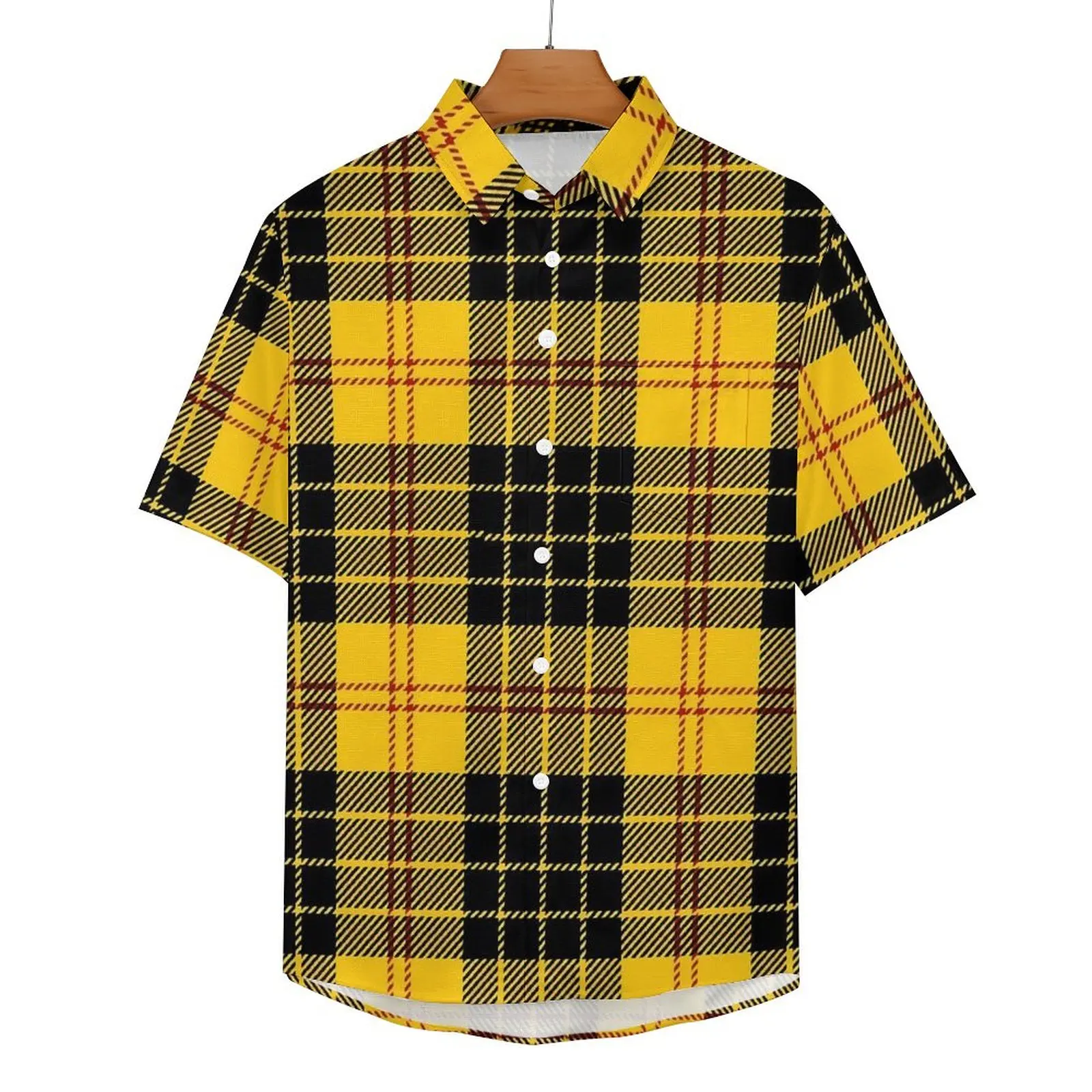 Vintage Plaid Loose Shirt Men Vacation Yellow and Black Casual Shirts Hawaiian Design Short Sleeves Y2K Oversized Blouses
Vintage Plaid Loose Shirt Men Vacation Yellow and Black Casual Shirts Hawaiian Design Short Sleeves Y2K Oversized Blouses