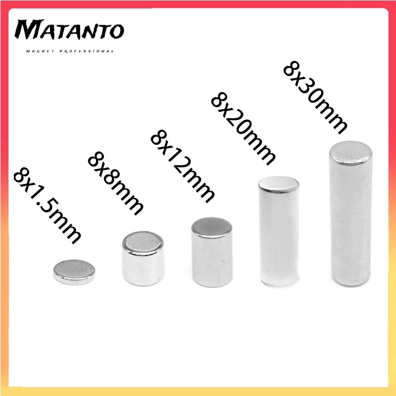 Dia.=8mm Round Neodymium Magnet Neodymium N35 Super Strong Custom Refrigerator Magnet Design Fishing Magnet
Dia.=8mm Round Neodymium Magnet Neodymium N35 Super Strong Custom Refrigerator Magnet Design Fishing Magnet
