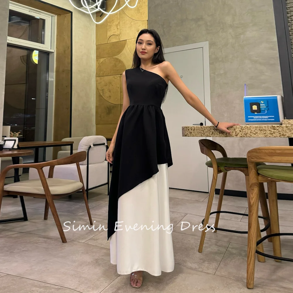 Simin فستانس Customized A-line One-shoulder Sexy Ruched Saudi Sleeveless Prom Gown Evening Elegant Party dresses for women 2024
Simin فستانس Customized A-line One-shoulder Sexy Ruched Saudi Sleeveless Prom Gown Evening Elegant Party dresses for women 2024