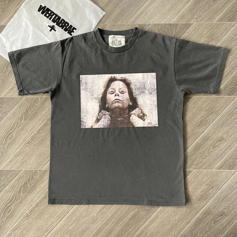 2026 Vintage Vertabrae T-shirts Washed Grey Portrait Print Tee Casual Loose Tshirts for Men Women Short Sleeve
2026 Vintage Vertabrae T-shirts Washed Grey Portrait Print Tee Casual Loose Tshirts for Men Women Short Sleeve