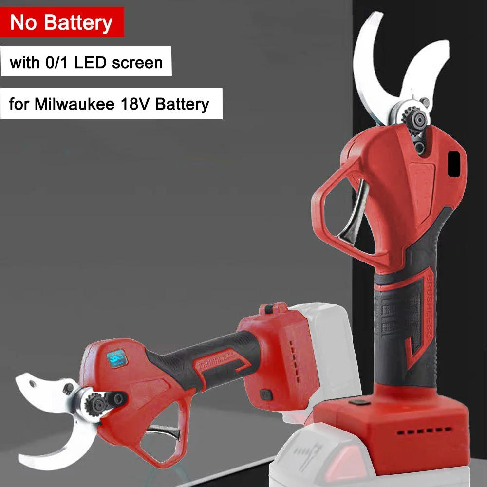 Brushless Electric Pruning Shears Garden Tools Pruner With 0/1 LED Screen Cordless Fruit Tree Scissors Fit Milwaukee 18V Battery
Brushless Electric Pruning Shears Garden Tools Pruner With 0/1 LED Screen Cordless Fruit Tree Scissors Fit Milwaukee 18V Battery