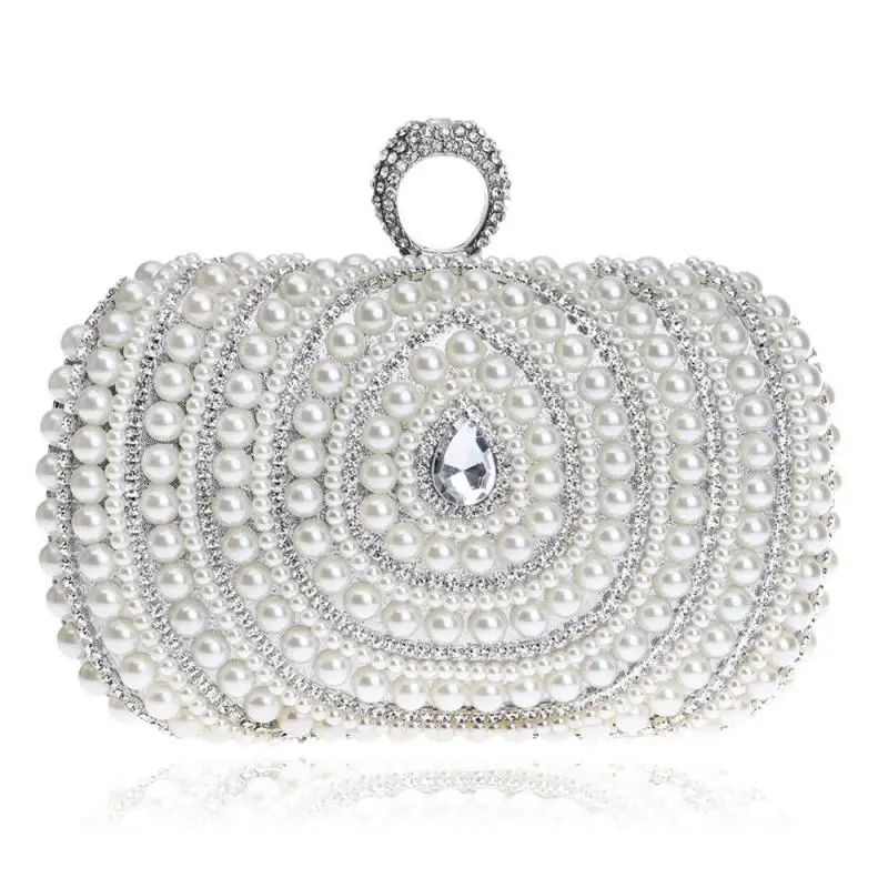 Pearl Clutch Women's Fashion Banquet Clutch Dress Evening Stylish shoulder crossbody bag Casual diamond-studded shoulder bags
Pearl Clutch Women's Fashion Banquet Clutch Dress Evening Stylish shoulder crossbody bag Casual diamond-studded shoulder bags