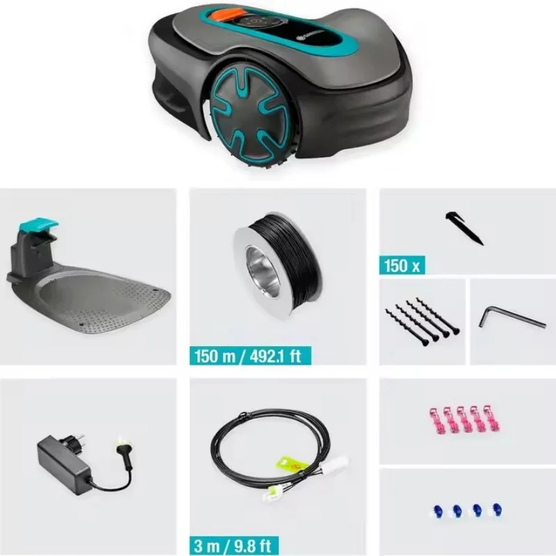 Automatic Robotic Lawn Mower Smart Robotic Home Garden Lawn Mowers App-Controlled Custom Route Mowing Electric Robot for Garden
Automatic Robotic Lawn Mower Smart Robotic Home Garden Lawn Mowers App-Controlled Custom Route Mowing Electric Robot for Garden