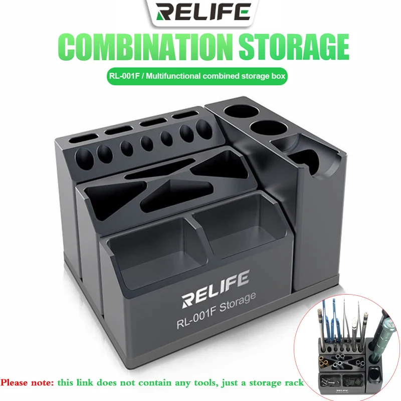 RELIFE RL-001F Storage Box Tweezers Screwdriver Screw Parts Organizer Aluminum Alloy Multi-Functional Modular Repair
RELIFE RL-001F Storage Box Tweezers Screwdriver Screw Parts Organizer Aluminum Alloy Multi-Functional Modular Repair