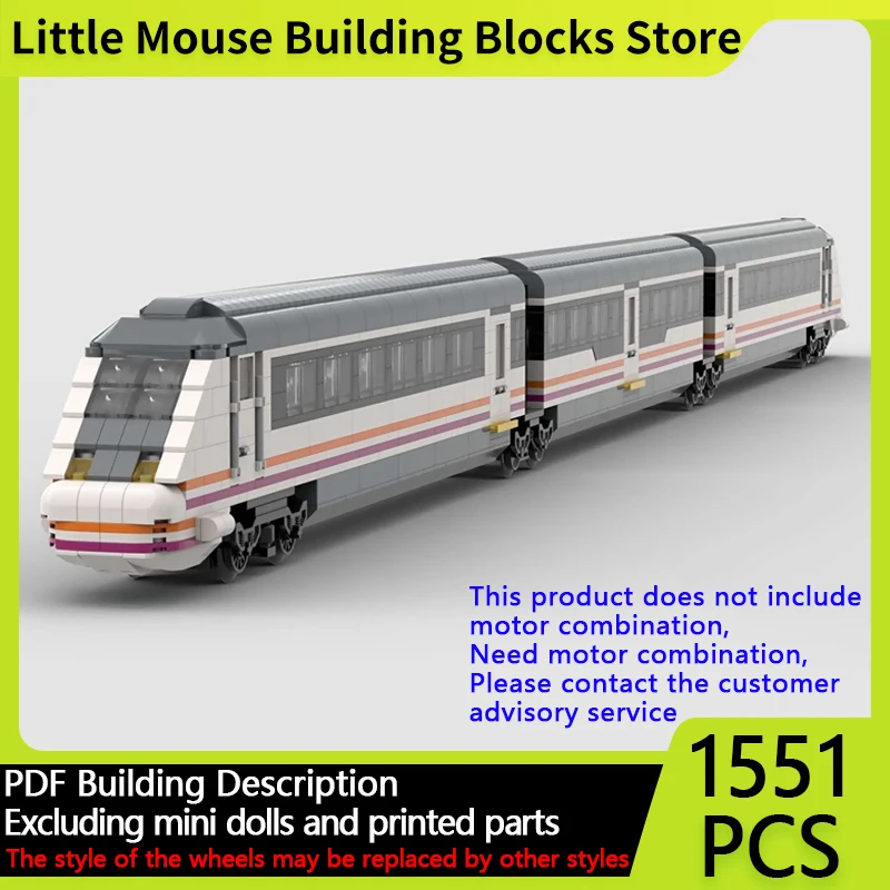 City Car Model MOC Building Bricks Spanish 599 Class Diesel Train Modular Technology Gifts Holiday Assemble Children Toys Suit
City Car Model MOC Building Bricks Spanish 599 Class Diesel Train Modular Technology Gifts Holiday Assemble Children Toys Suit