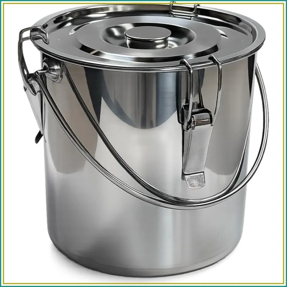 Charcoal Saver Bucket – Extinguish Hot Coals & Ash, 3 Gallon Stainless Steel with Lockable Lid
Charcoal Saver Bucket – Extinguish Hot Coals & Ash, 3 Gallon Stainless Steel with Lockable Lid