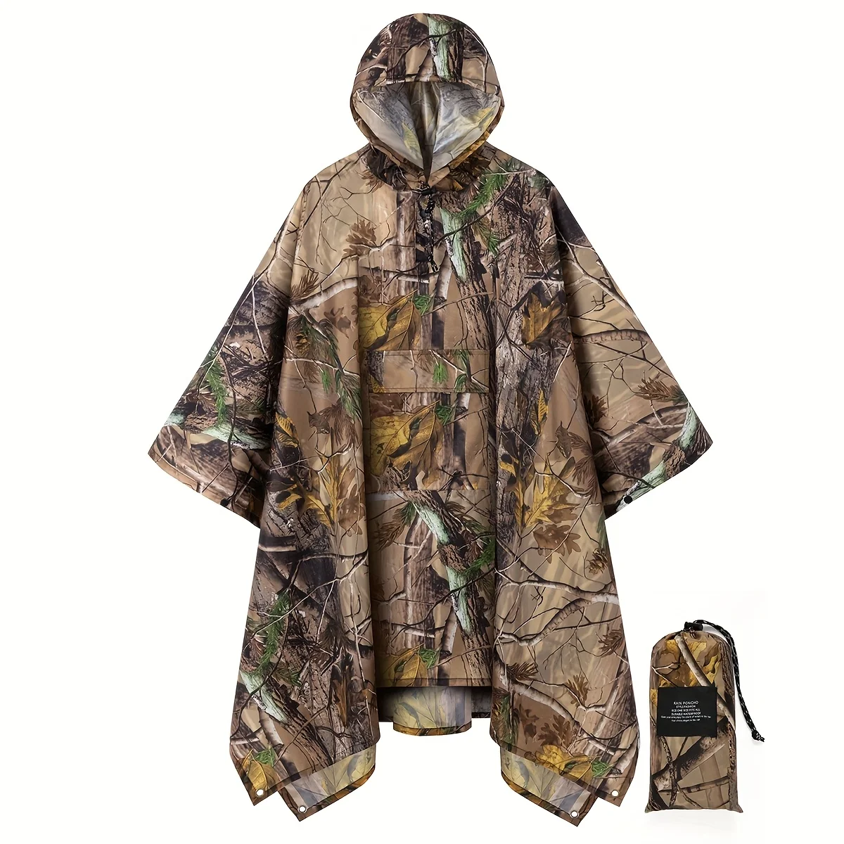Camouflage Rain Poncho Waterproof Outdoor Camping Hiking Raincoat Portable Hooded Rain Cape
Camouflage Rain Poncho Waterproof Outdoor Camping Hiking Raincoat Portable Hooded Rain Cape