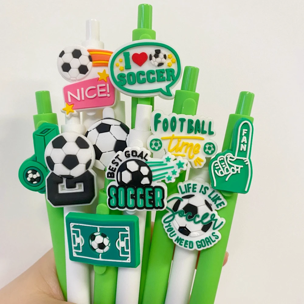 10Pcs Sports Gel Pens Football Black Ink Soccer Pens for Party Favors Stationery School Supplies
10Pcs Sports Gel Pens Football Black Ink Soccer Pens for Party Favors Stationery School Supplies