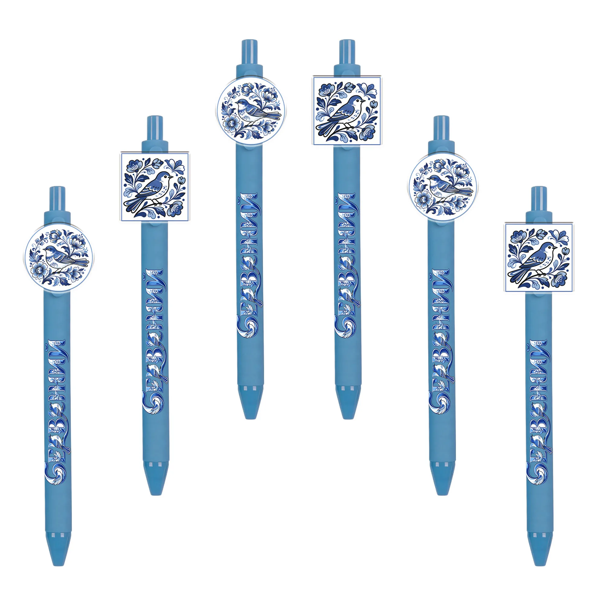 6PCS/14PCS Blue and White Porcelain Flower Bird Theme Pattern Ballpoint Pen Learning Office Gift Pen
6PCS/14PCS Blue and White Porcelain Flower Bird Theme Pattern Ballpoint Pen Learning Office Gift Pen