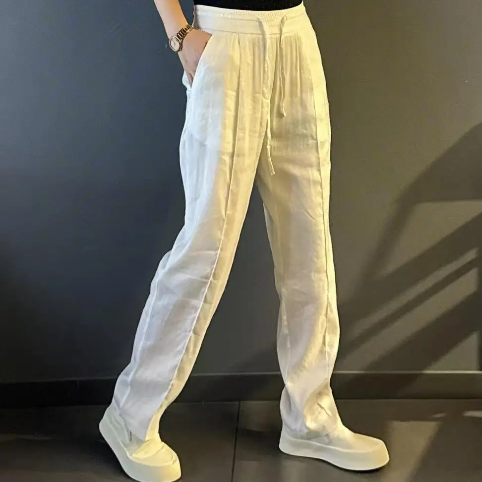 High Quali Linen Wide Leg Straight Leg Sport Casual Pants Men Comfortable Lightweight Luxury Long Trousers Autumn 2025
High Quali Linen Wide Leg Straight Leg Sport Casual Pants Men Comfortable Lightweight Luxury Long Trousers Autumn 2025