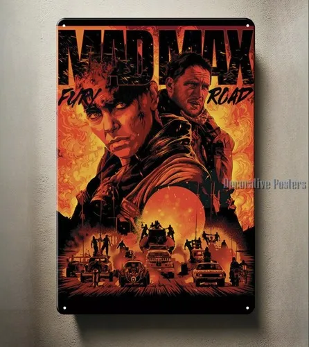 k1,Mad Max Road Fury Movie Metal Poster Tin Sign 20x30cm Plate -aluminum
k1,Mad Max Road Fury Movie Metal Poster Tin Sign 20x30cm Plate -aluminum
