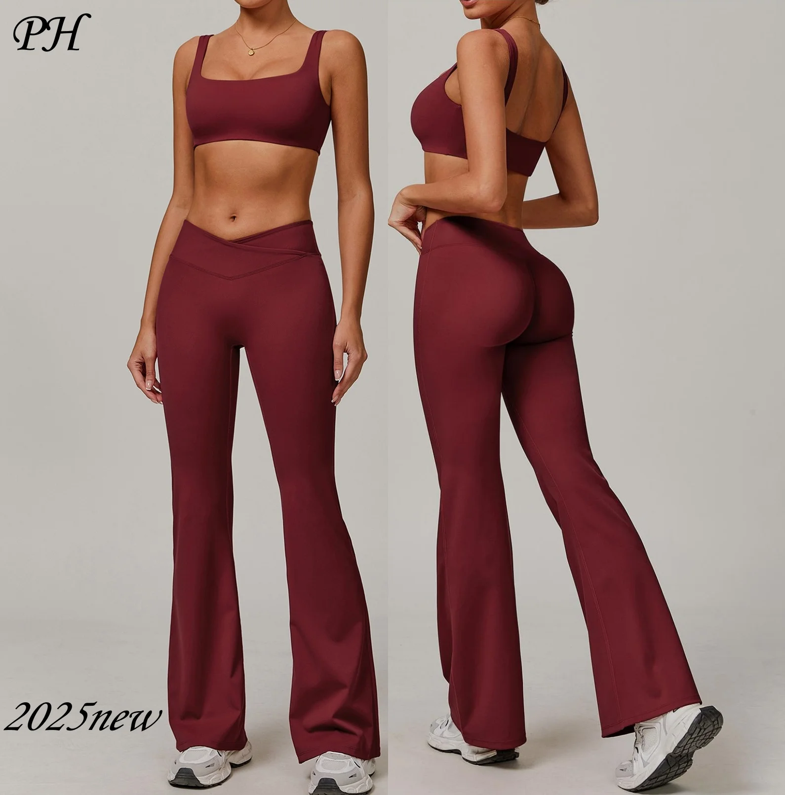 Women Yoga Fitness Set Nude Casual Versatile Suit High Waist Wide Leg Slimming Exercise Running Fitness Set Gym Workout Clothing
Women Yoga Fitness Set Nude Casual Versatile Suit High Waist Wide Leg Slimming Exercise Running Fitness Set Gym Workout Clothing