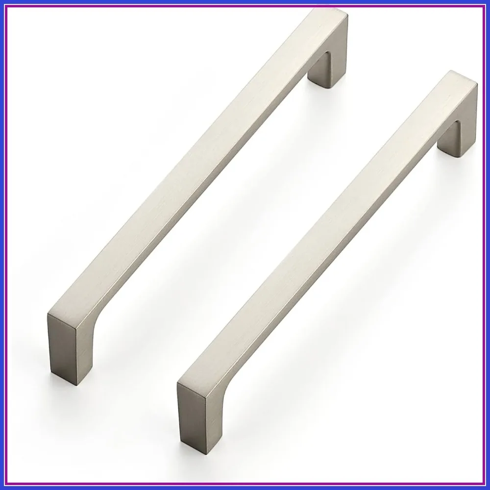 25 Pack Solid 5 Inch Kitchen Square Cabinet Handles Brushed Nickel Pulls Drawer Pulls Hardware
25 Pack Solid 5 Inch Kitchen Square Cabinet Handles Brushed Nickel Pulls Drawer Pulls Hardware