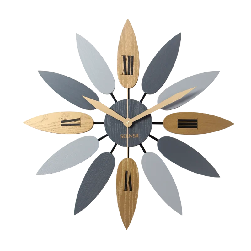 52cm High Quality Unique Nordic Style Leaf Pattern Mute Quartz Wall Clock Retro Silent Brief Home Office Living Room Decor
52cm High Quality Unique Nordic Style Leaf Pattern Mute Quartz Wall Clock Retro Silent Brief Home Office Living Room Decor