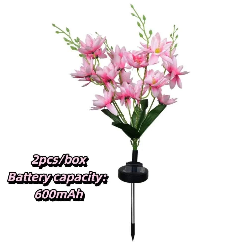 2pcs 5-Head Design Solar Saussurea Lamp Soft Warm LED Waterproof Structure Outdoor Garden Stake Light for 1.2V/600mAh
2pcs 5-Head Design Solar Saussurea Lamp Soft Warm LED Waterproof Structure Outdoor Garden Stake Light for 1.2V/600mAh