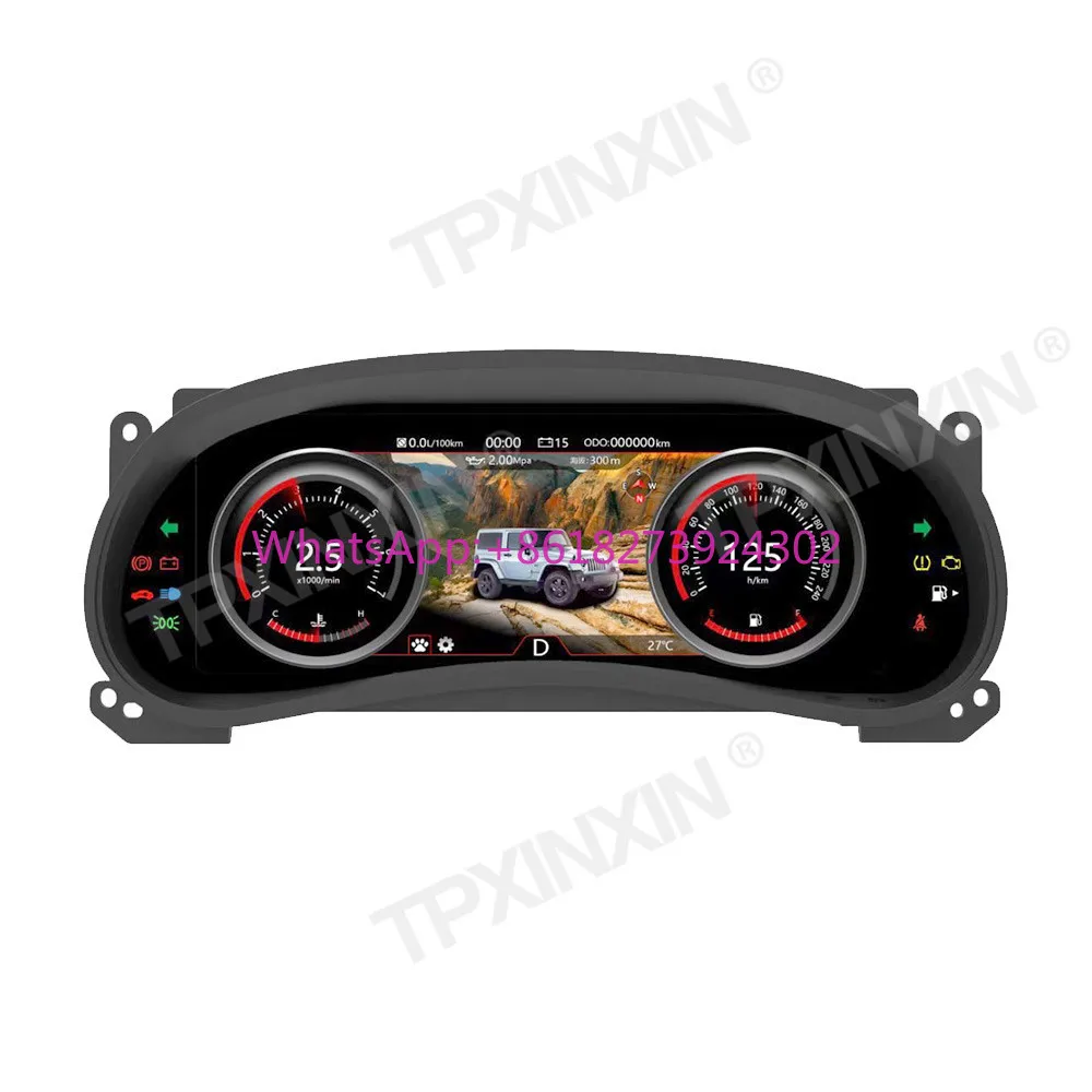 Car Dashboard Instrument Display 12.3" Android 9.0 Meter Screen for Jeep Wrangler 2010-2017 Multimedia Player Car GPS Navigation
Car Dashboard Instrument Display 12.3" Android 9.0 Meter Screen for Jeep Wrangler 2010-2017 Multimedia Player Car GPS Navigation
