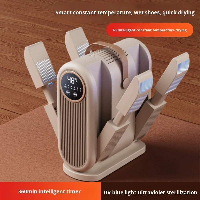 Cross-Border New Timed Quick-Dry Portable Foldable Shoe Dryer Constant Temperature Dehumidification Odor Removal Double V Design
Cross-Border New Timed Quick-Dry Portable Foldable Shoe Dryer Constant Temperature Dehumidification Odor Removal Double V Design