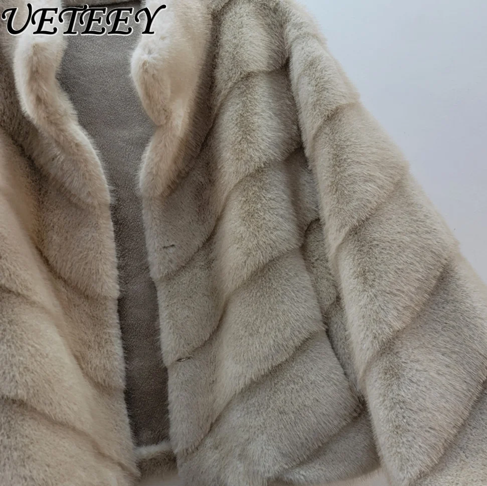 Winter New Korean Style High-End Stand Collar Faux Mink Fur Coat Fashion Women's Versatile Short Clothes Warm Plush Jacket
Winter New Korean Style High-End Stand Collar Faux Mink Fur Coat Fashion Women's Versatile Short Clothes Warm Plush Jacket