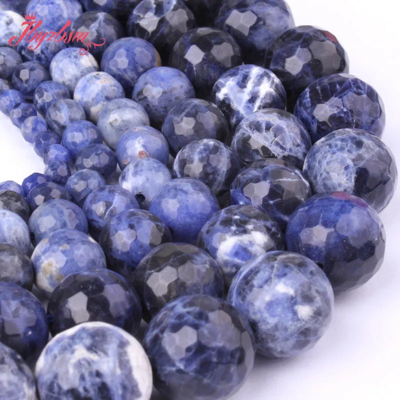 Round Faceted Blue Sodalite DIY Loose Beads,4/6/8/10mm Round Sodalite Natural Stone 15 inch for Jewelry Making Bracelet Necklace
Round Faceted Blue Sodalite DIY Loose Beads,4/6/8/10mm Round Sodalite Natural Stone 15 inch for Jewelry Making Bracelet Necklace