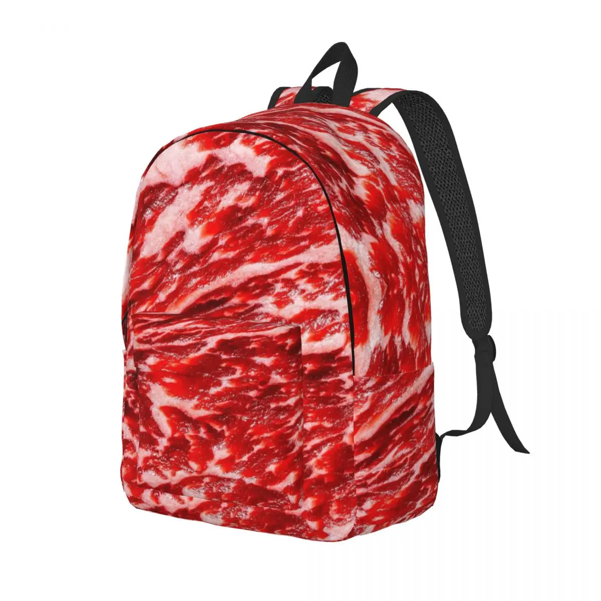Beef Pattern Backpack Daypack Large Capacity Children BookBag School Bag Shoulder Bags for Men Women
Beef Pattern Backpack Daypack Large Capacity Children BookBag School Bag Shoulder Bags for Men Women