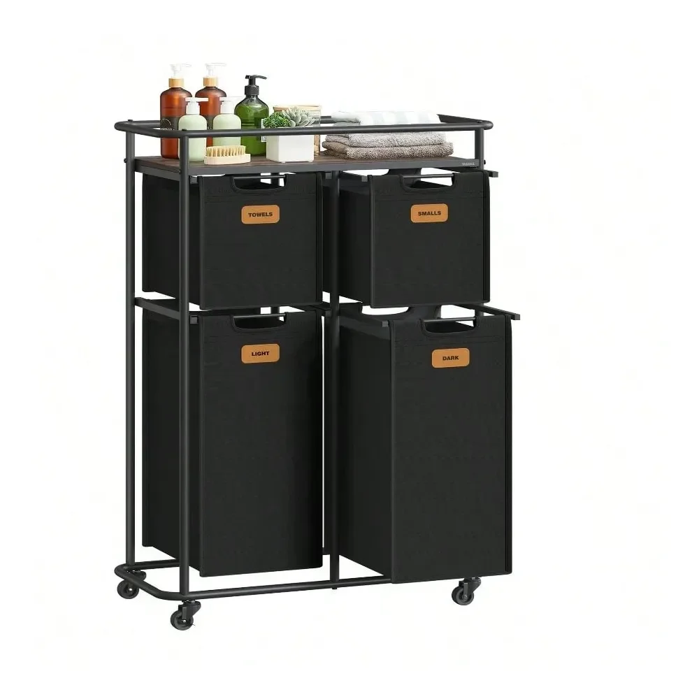 Laundry Baskets Organization Storage Organization Laundry Sorter, Laundry Basket With Wheels, 39.6 Gal. 150 L Rolling Laundry Ha
Laundry Baskets Organization Storage Organization Laundry Sorter, Laundry Basket With Wheels, 39.6 Gal. 150 L Rolling Laundry Ha