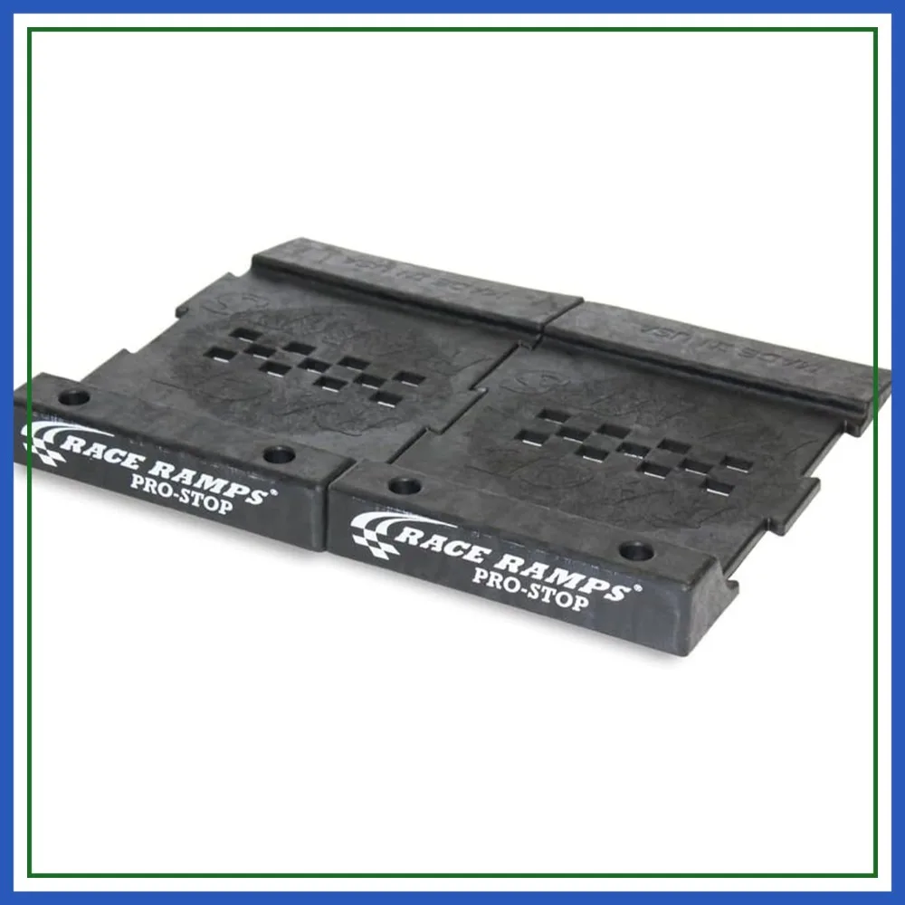 RACE RAMPS Set of 2 Parking Guides, Pro Stop Rubber Vehicle Stoppers, Wheel Blocks for Garages, Shops, Trailers
RACE RAMPS Set of 2 Parking Guides, Pro Stop Rubber Vehicle Stoppers, Wheel Blocks for Garages, Shops, Trailers