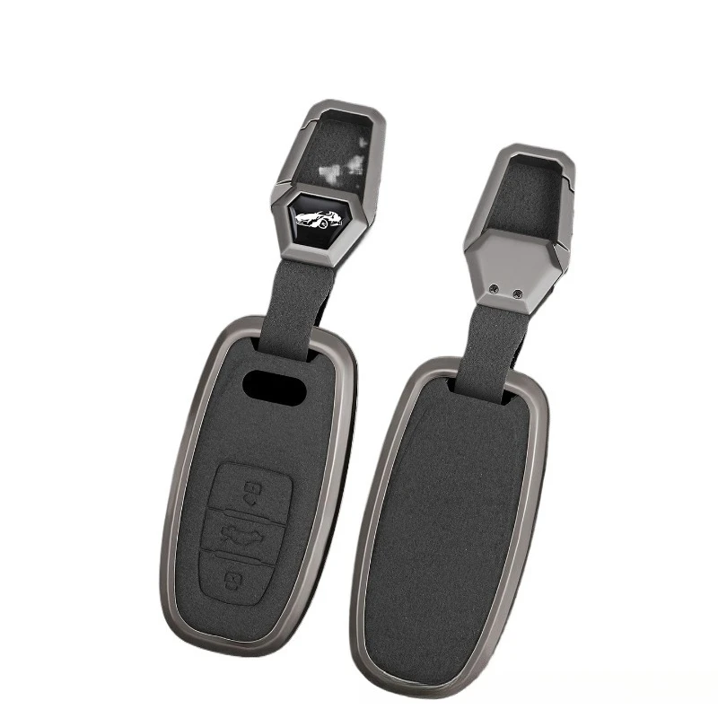 Key Fob Cover for Audi A6 (Old Model)/Q5/A4/A8L/A7 (2013-2018), Heavy Duty Metal Protective KeyCase Shell with Keychain Keybag
Key Fob Cover for Audi A6 (Old Model)/Q5/A4/A8L/A7 (2013-2018), Heavy Duty Metal Protective KeyCase Shell with Keychain Keybag