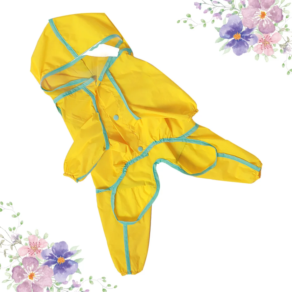 1Pcs Yellow Dog Raincoat Waterproof Lightweight Breathable Adjustable Belly Strap Reflective Design Durable Fashion Pet Rain
1Pcs Yellow Dog Raincoat Waterproof Lightweight Breathable Adjustable Belly Strap Reflective Design Durable Fashion Pet Rain