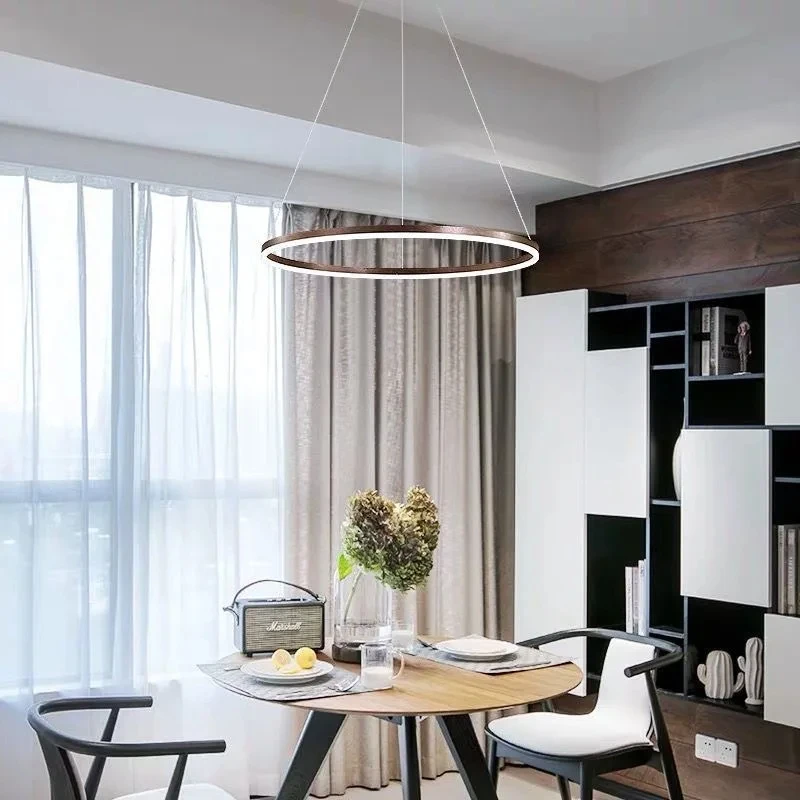 Suspended LED pendant light, modern minimalist Nordic design, single ring circular pendant light YX603ZX
Suspended LED pendant light, modern minimalist Nordic design, single ring circular pendant light YX603ZX