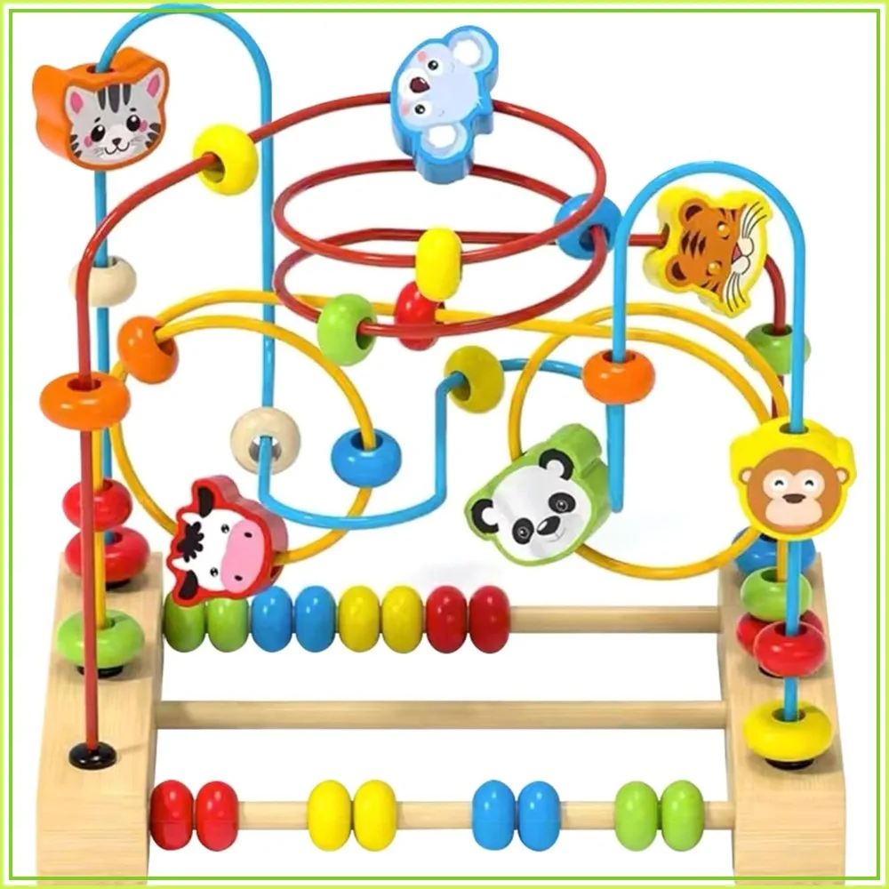 Wooden Bead Maze Toy for Toddlers Colorful Roller Coaster Preschool Educational Gift
Wooden Bead Maze Toy for Toddlers Colorful Roller Coaster Preschool Educational Gift