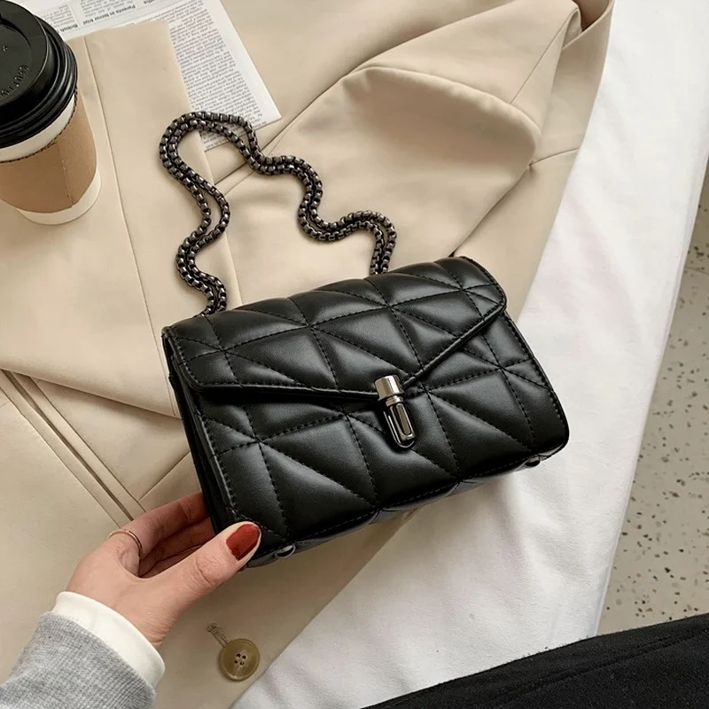 Luxury Diamond Lattice Chain Crossbody Bags For Women Sewing Thread Female Shoulder Bag Ladies Purses and Handbags 2022 Trend
Luxury Diamond Lattice Chain Crossbody Bags For Women Sewing Thread Female Shoulder Bag Ladies Purses and Handbags 2022 Trend