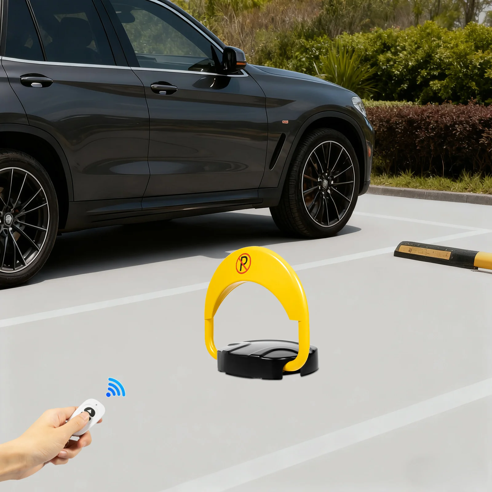 Modern Foldable Automatic Parking Lock Car Park Driveway Guard Space Barrier Lock w/ 2 Remote Controls and Reflective Stripe
Modern Foldable Automatic Parking Lock Car Park Driveway Guard Space Barrier Lock w/ 2 Remote Controls and Reflective Stripe