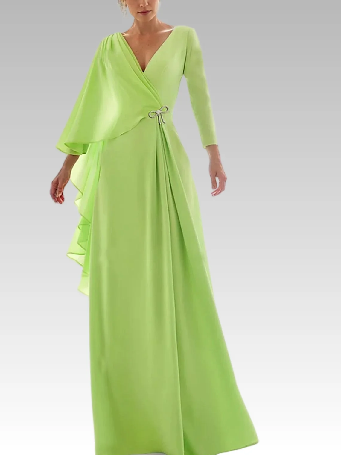 Elegant Fashions A-Line Chiffon Prom Dress V Neck Floor Length Long Sleeves Solid Color Formal Evening Gown 2025 free customized
Elegant Fashions A-Line Chiffon Prom Dress V Neck Floor Length Long Sleeves Solid Color Formal Evening Gown 2025 free customized
