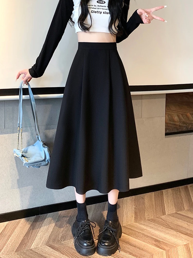 High Waist A-Line Skirt Women's Spring Faion Cover Hip Slimming Ele Versatile Midi Skirt Korean Sle Commute
High Waist A-Line Skirt Women's Spring Faion Cover Hip Slimming Ele Versatile Midi Skirt Korean Sle Commute