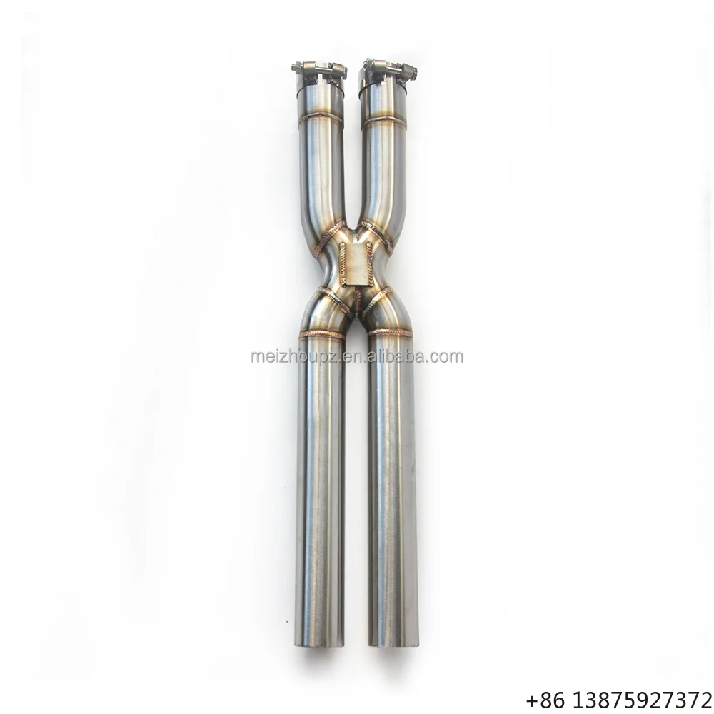 CNC Flange X-Pipe Mid Pipe for Gran Turismo GT 4.2 4.7 2008-2017 SS304 Performance Exhaust Factory Wholesale
CNC Flange X-Pipe Mid Pipe for Gran Turismo GT 4.2 4.7 2008-2017 SS304 Performance Exhaust Factory Wholesale