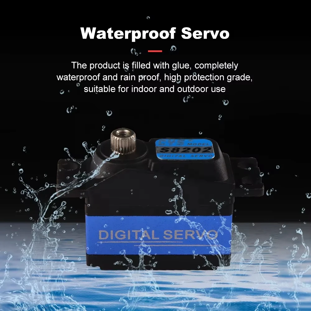 CYS S8202 Digital Metal RC Servo 3.5kg High Speed Coreless Full Metal Gear High Performance for 500 Helicopter
CYS S8202 Digital Metal RC Servo 3.5kg High Speed Coreless Full Metal Gear High Performance for 500 Helicopter