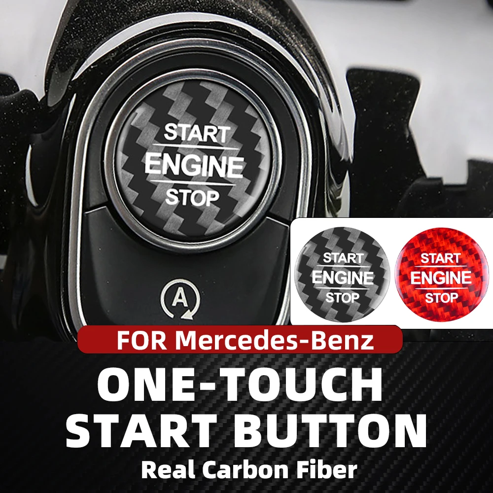 Real Carbon Fiber Car Engine Start Stop Button Interior Trim Cover For Mercedes Benz X167 W464 W177 W247 W464 Auto Accessories
Real Carbon Fiber Car Engine Start Stop Button Interior Trim Cover For Mercedes Benz X167 W464 W177 W247 W464 Auto Accessories