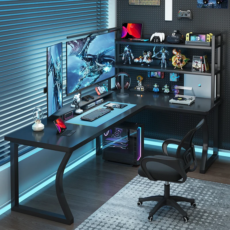 Corner computer desk Desktop e-sports table and chairs Corner desk Bookshelf Integrated bedroom Home study table Desk
Corner computer desk Desktop e-sports table and chairs Corner desk Bookshelf Integrated bedroom Home study table Desk