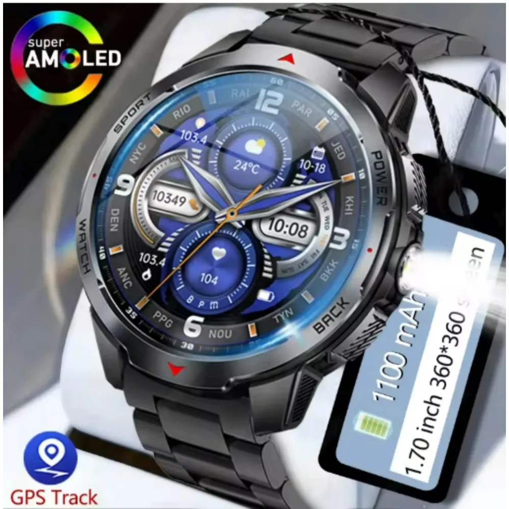 Xiaomi 1100 мАч военные уличные умные часы мужские 1,7-дюймовый дисплей компас спортивные часы IP68 водонепроницаемые Bluetooth умные часы с вызовом
Xiaomi 1100 мАч военные уличные умные часы мужские 1,7-дюймовый дисплей компас спортивные часы IP68 водонепроницаемые Bluetooth умные часы с вызовом