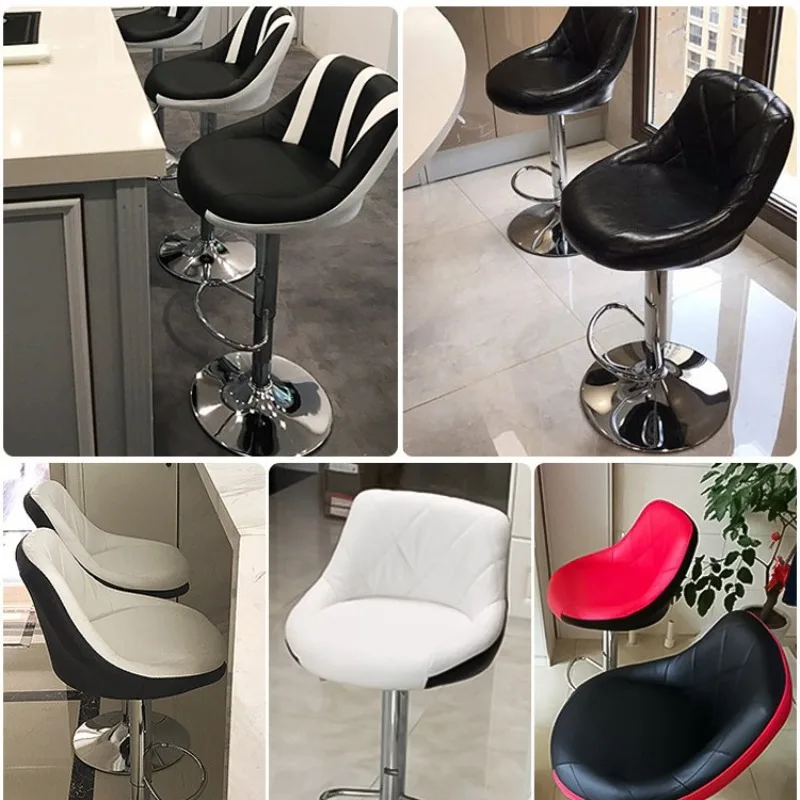 Bar chair lift bar chair modern high stool backrest high stool front desk bar chair checkout page bar stool
Bar chair lift bar chair modern high stool backrest high stool front desk bar chair checkout page bar stool