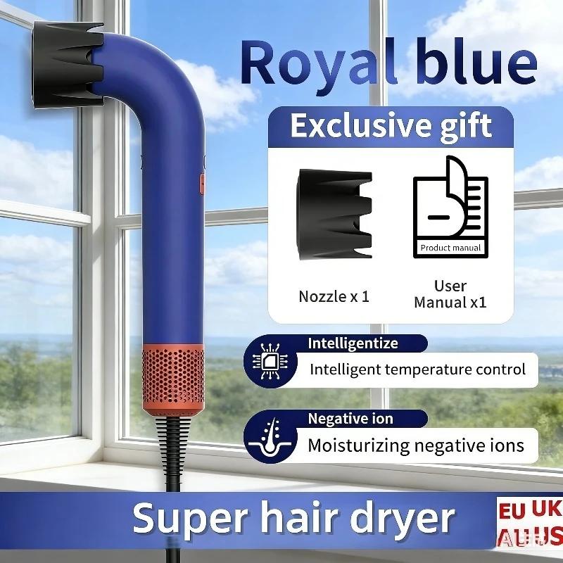 Professional Leafless Hair Dryer - Negative Ion Hair Styling Tool, Constant Anion Electric Dryer for Salon-Quality Care
Professional Leafless Hair Dryer - Negative Ion Hair Styling Tool, Constant Anion Electric Dryer for Salon-Quality Care