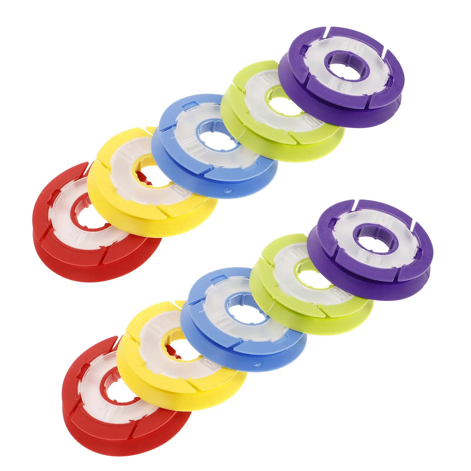 10pcs Silicone Spool Durable Closed Fishing Gear Lightweight Portable Line Storage Reel Fishing Winding Plates Holder
10pcs Silicone Spool Durable Closed Fishing Gear Lightweight Portable Line Storage Reel Fishing Winding Plates Holder