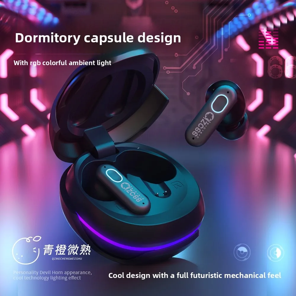 Zombies Cat B5 Wireless Bluetooth in-Ear Earbuds Low Latency E-Sports Headphones HiFi Stereo for Gaming Noise reduction headset
Zombies Cat B5 Wireless Bluetooth in-Ear Earbuds Low Latency E-Sports Headphones HiFi Stereo for Gaming Noise reduction headset