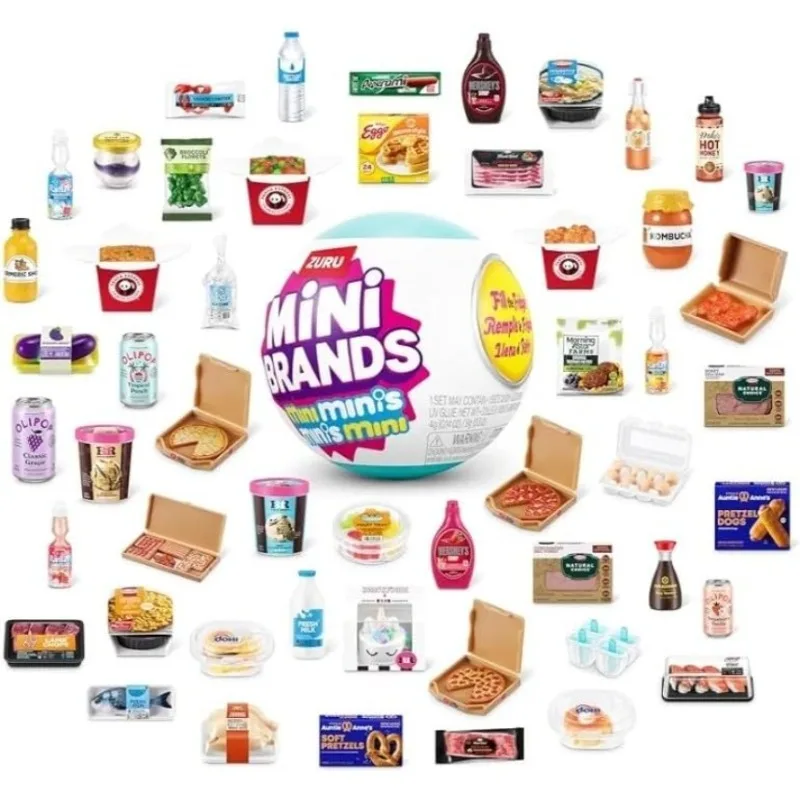 ZURU Mini Fridge Playset Pretend Play Food Toy Mystery BallTrendy Blind Box Miniature Kitchen CollectibleToy for Kids Girls Gift
ZURU Mini Fridge Playset Pretend Play Food Toy Mystery BallTrendy Blind Box Miniature Kitchen CollectibleToy for Kids Girls Gift