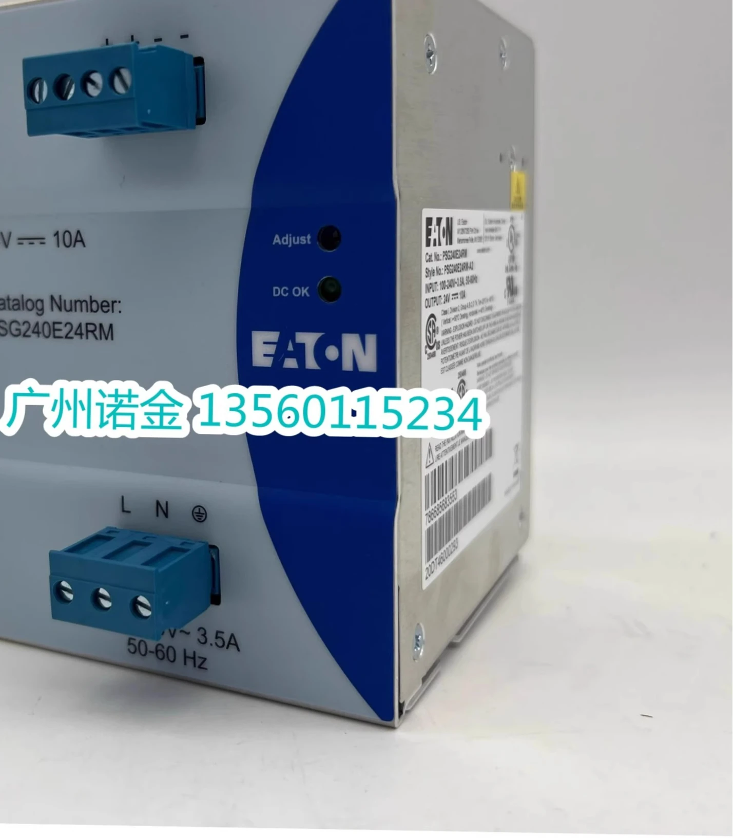 EATON Eaton Power Supply Equipment PSG240E24RM New Original Single Phase 100-240VAC/24VDC Spot
EATON Eaton Power Supply Equipment PSG240E24RM New Original Single Phase 100-240VAC/24VDC Spot