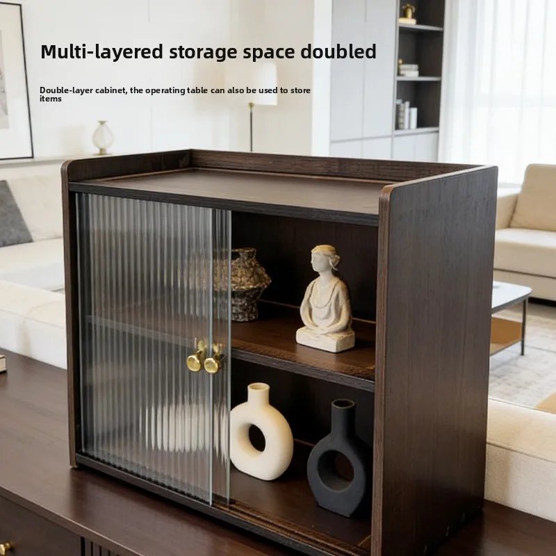 Durable Premium desktop storage rack, no punching cup holder ornament with sliding door, living room finishing dust locker
Durable Premium desktop storage rack, no punching cup holder ornament with sliding door, living room finishing dust locker