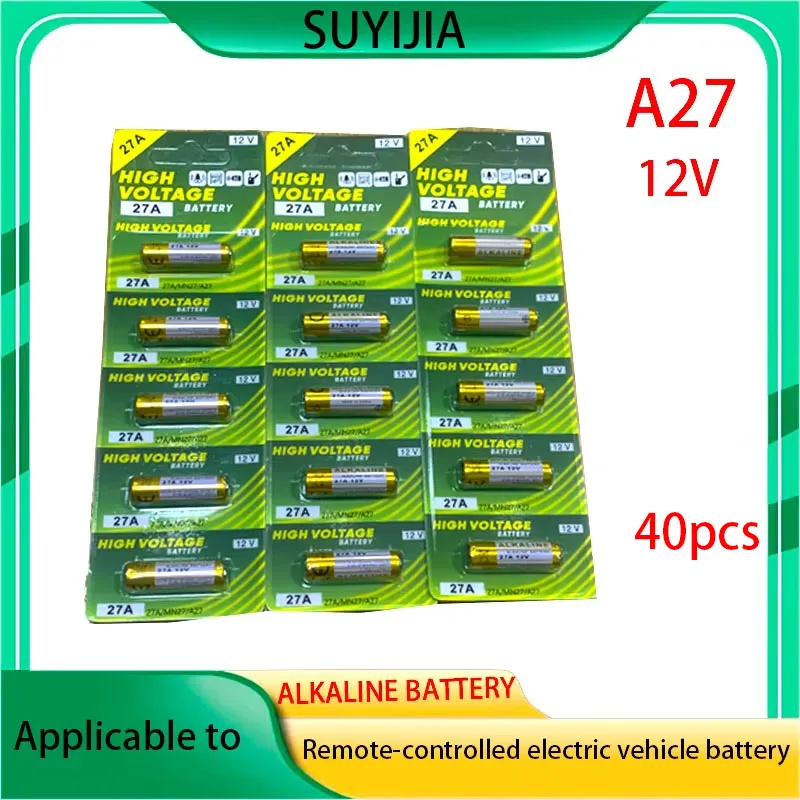 40 шт. щелочная батарея 12 В A27 G27A MN27 MS27 GP27A L828 V27GA ALK27A A27BP K27A VR27 для сушки батарей с дистанционным управлением
40 шт. щелочная батарея 12 В A27 G27A MN27 MS27 GP27A L828 V27GA ALK27A A27BP K27A VR27 для сушки батарей с дистанционным управлением