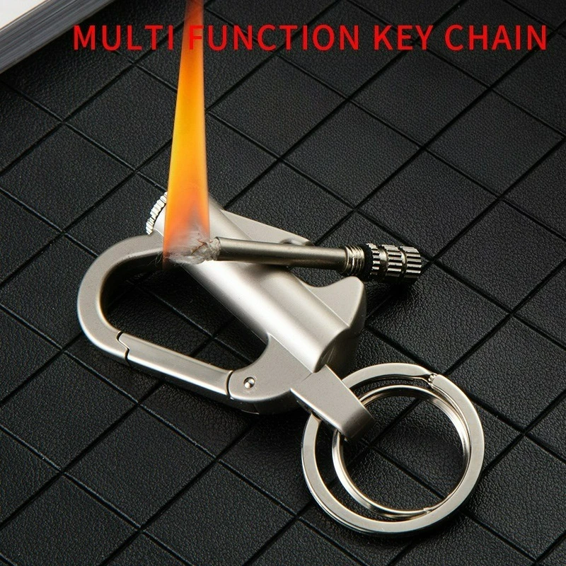 Multi functional Keychain Outdoor Match Fuel Oil Igniter Home Suitable Bottle Opener Metal Durable Lighter
Multi functional Keychain Outdoor Match Fuel Oil Igniter Home Suitable Bottle Opener Metal Durable Lighter
