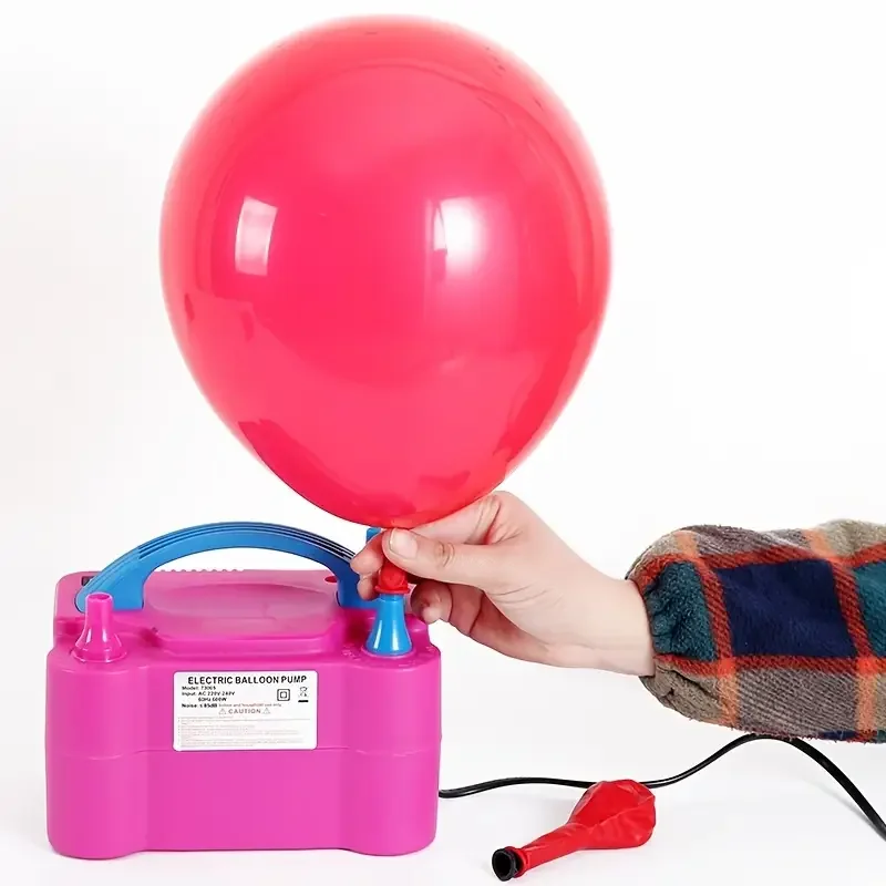 Electric Air Balloon Pump With Dual Nozzles For Party Balloon Arch Column Stand, Party Decorations Supplies
Electric Air Balloon Pump With Dual Nozzles For Party Balloon Arch Column Stand, Party Decorations Supplies